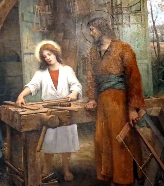 Jesus as a carpenter